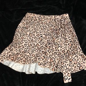 Zaful cheetah skirt